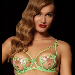 HTF Honey Birdette Lottie Bra and Panty Set 2pc set 32C/XS